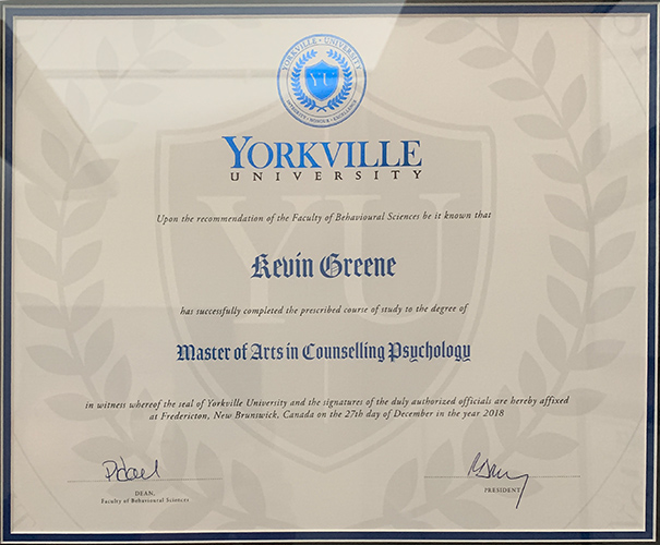 Health & Happiness: Counselling and Wellness - Yorkville University Diploma